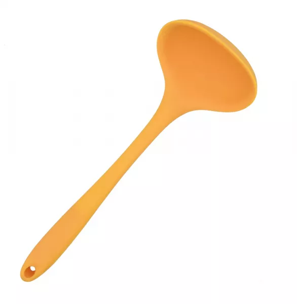 Küchenhelfer Silikon Schöpfer 28 cm orange