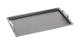 Preview: Guss-Grillplatte glatt 53 x 33 cm Griffe (GN 1/1)