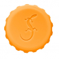 Preview: Silikondeckel Flaschenverschluss hellorange