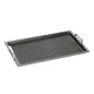 Preview: Guss-Grillplatte Grill 53 x 33 cm Griffe (GN 1/1)