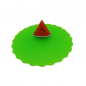 Preview: Silikondeckel Motiv Melone grün 10 cm