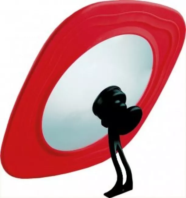 Bratdeckel eckig 24 - 28 cm rot