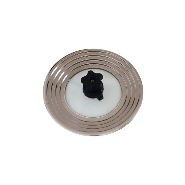 Bratdeckel rund klein 14 - 24 cm Edestahl