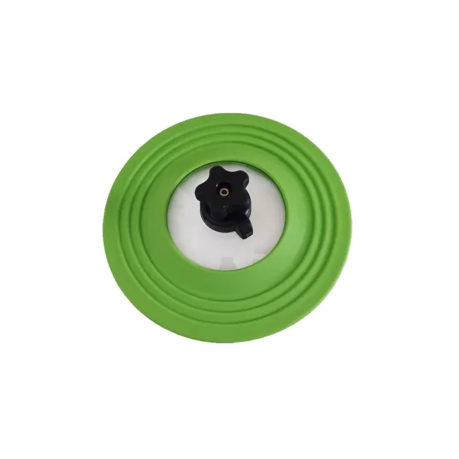 Bratdeckel rund klein 14 - 24 cm grün