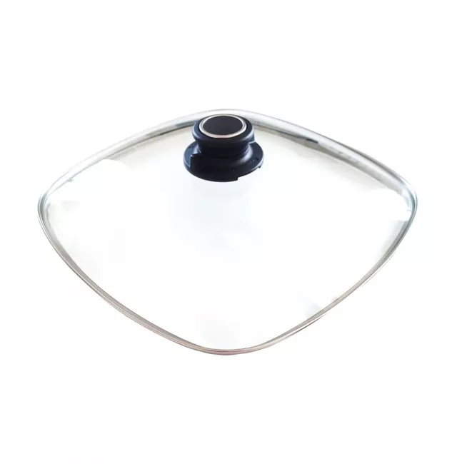 Sicherheitsglasdeckel mit backofenfestem Deckelknopf