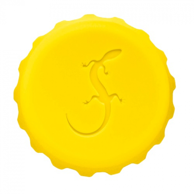 Silikondeckel Flaschenverschluss ananasgelb