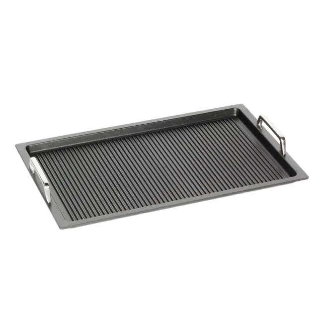 Guss-Grillplatte Grill 53 x 33 cm Griffe (GN 1/1)