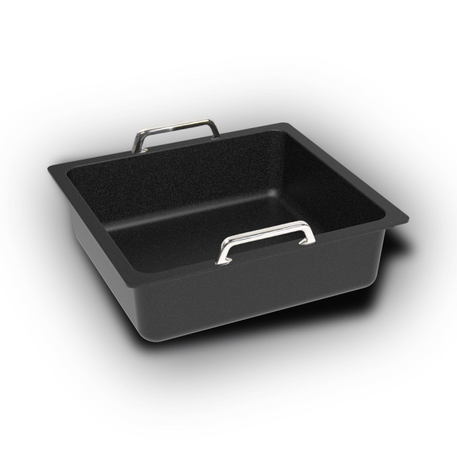 Guss-Gastronorm glatt 37 x 33 x 10 cm (GN 2/3)