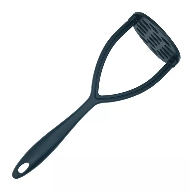 Küchenhelfer Silikon Kartoffelstampfer 30 cm schwarz