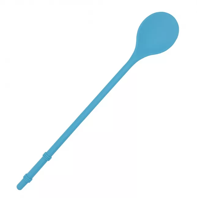 Küchenhelfer Silikon Kochlöffel 28 cm blau