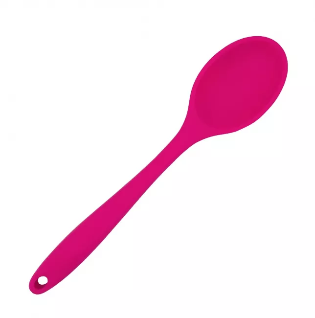 Küchenhelfer Silikon Löffel 28 cm pink