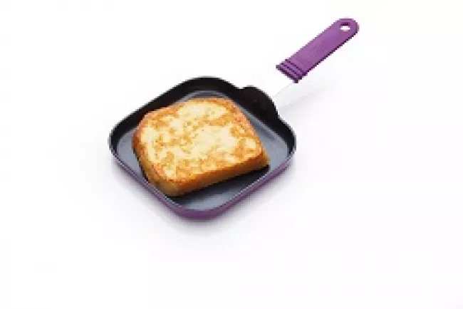 Minipfanne eckig 14x14 cm Induktion mit Toast