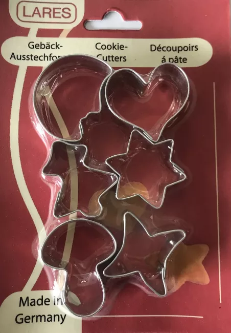 Ausstecher 6-er Set Mond