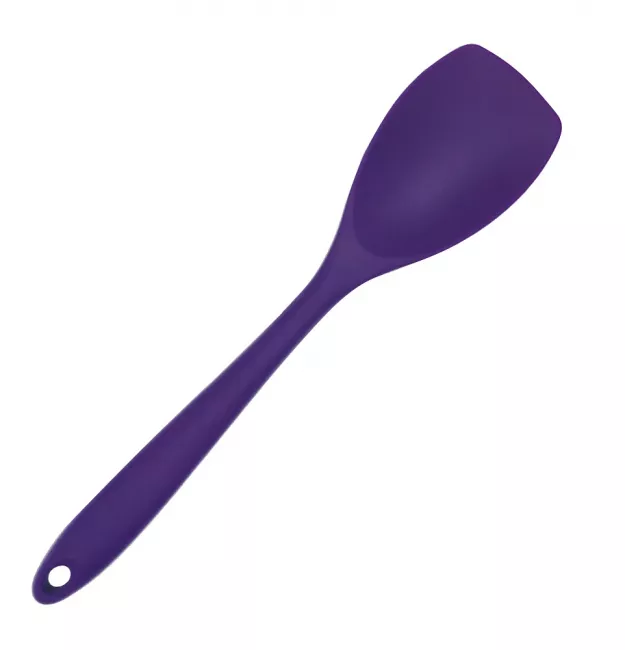 Küchenhelfer Silikon Pfannenlöffel 28 cm lila