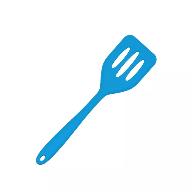 Küchenhelfer Silikon Schlitzwender mini 21 cm blau