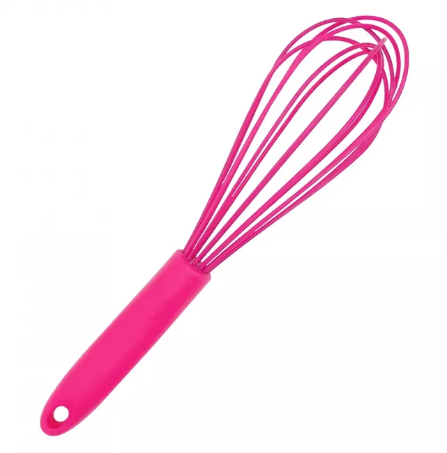 Küchenhelfer Silikon Schneebesen 25 cm pink