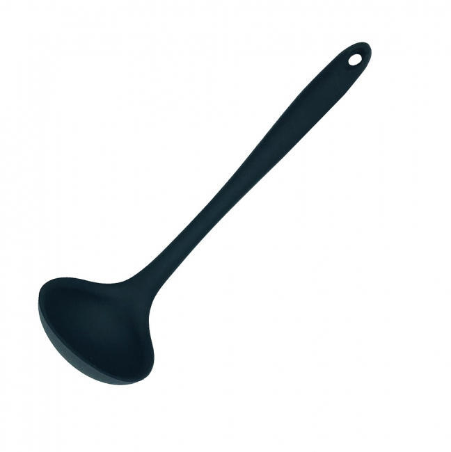 Küchenhelfer Silikon Schöpfer klein 20 cm schwarz