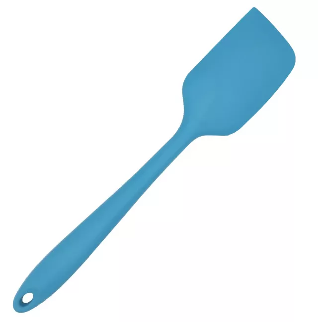 Silikon Teigschaber groß 28 cm blau