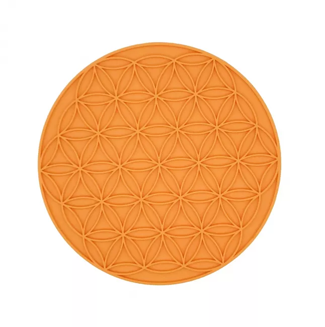 Silikon Untersetzer 2-er orange