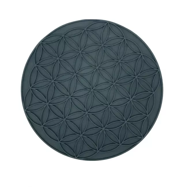 Silikon Untersetzer 2-er schwarz