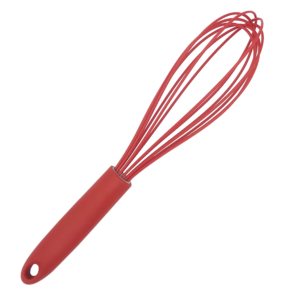 Schneebesen SILIKON blau oder rot 29cm Rührbesen Rührstab Mixer Küche