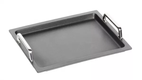 Guss-Grillplatte glatt 37 x 33 cm (GN 2/3)