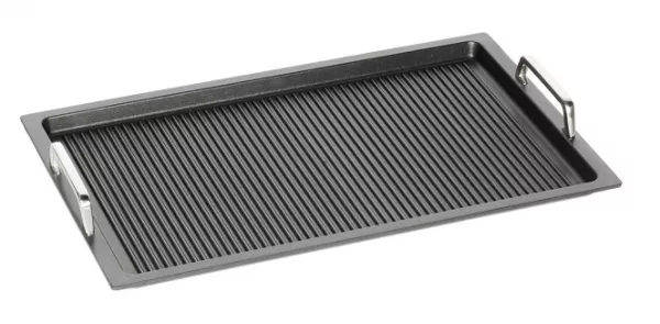 Guss-Grillplatte Grill 53 x 33 cm Griffe (GN 1/1)