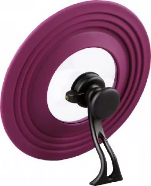 Bratdeckel rund klein 14 - 24 cm lila