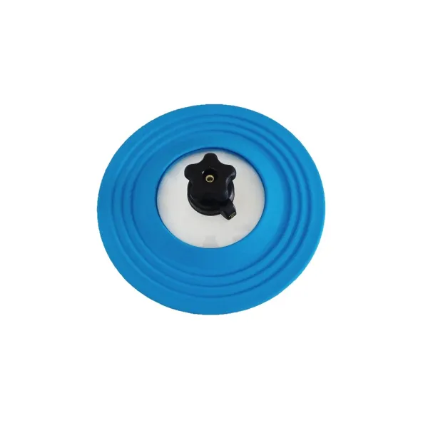 Bratdeckel rund klein 14 - 24 cm blau