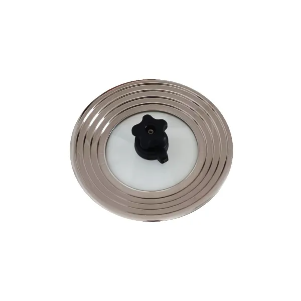 Bratdeckel rund klein 14 - 24 cm Edestahl