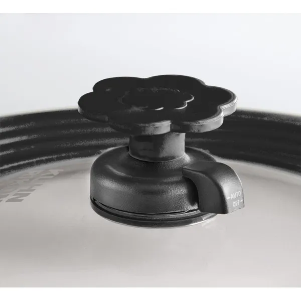 Bratdeckel rund groß 22 - 30 cm mit Ventil