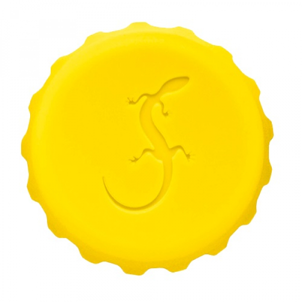 Silikondeckel Flaschenverschluss ananasgelb