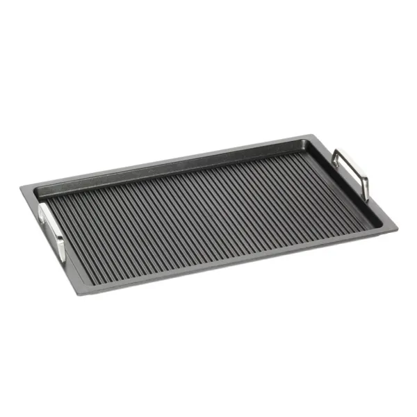 Guss-Grillplatte Grill 53 x 33 cm Griffe (GN 1/1)
