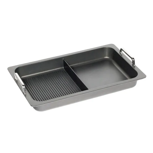 Guss-Gastronorm Grill-glatt-Steg 53 x 33 x 5,5 cm (GN 1/1)