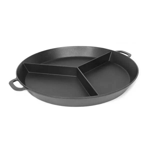 Guss-Großraumpfanne Dreifachsteg 80 x 10cm