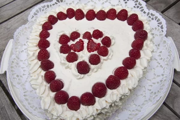 Herzform gerippt Kuchen Herzform gerippt Kuchen