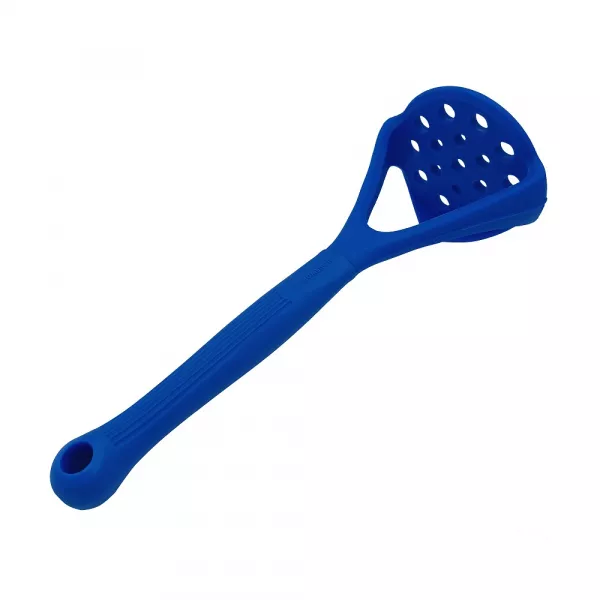 Küchenhelfer Silikon Kartoffelstampfer 30 cm blau