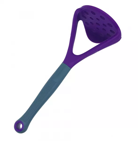 Küchenhelfer Silikon Kartoffelstampfer 30 cm lila