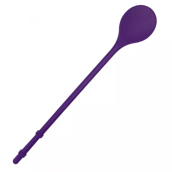 Küchenhelfer Silikon Kochlöffel 28 cm lila