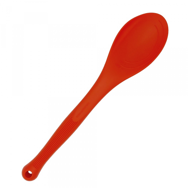 Küchenhelfer Löffel mit Messmarkierungen rot
