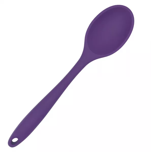 Küchenhelfer Silikon Löffel 28 cm lila