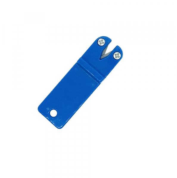 Messerschärfer blau