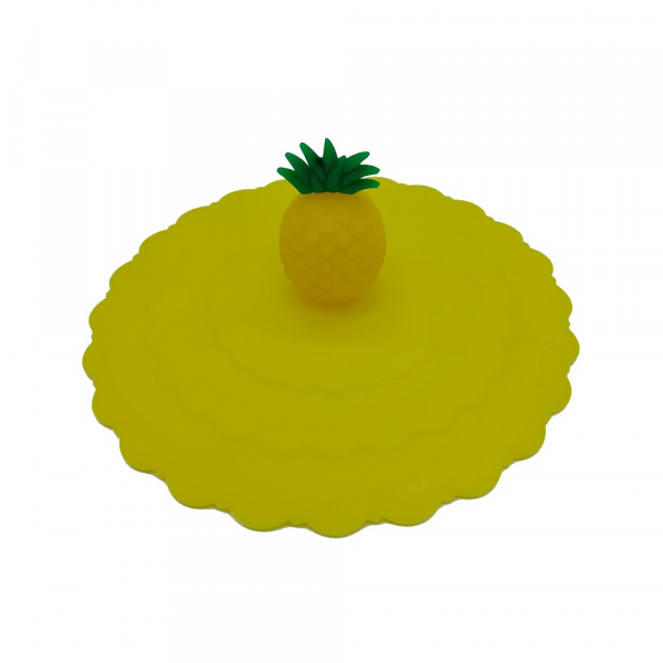 Silikondeckel Motiv Ananas 10 cm
