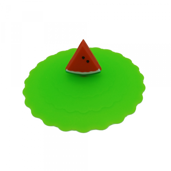 Silikondeckel Motiv Melone grün 10 cm