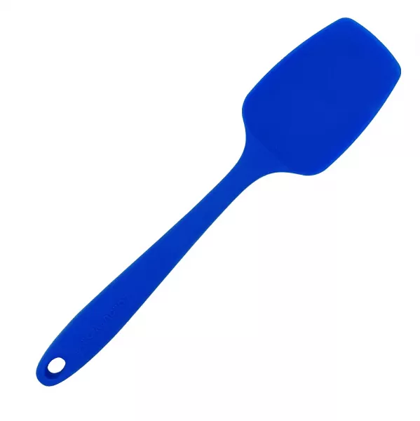 Silikon Löffel mini 20 cm blau