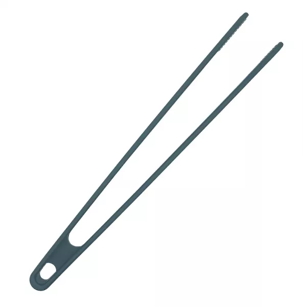 Küchenhelfer Silikon Pinzette 28 cm schwarz