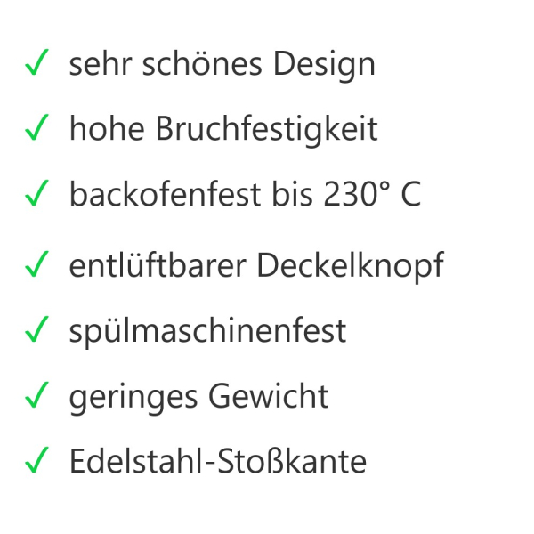 Glasdeckel mit entlüftbarem Deckelknopf