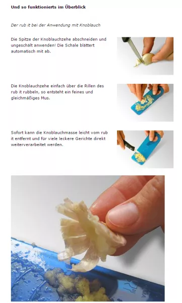 Feinreibe Rub It Knoblauch Feinreibe Rub It Knoblauch