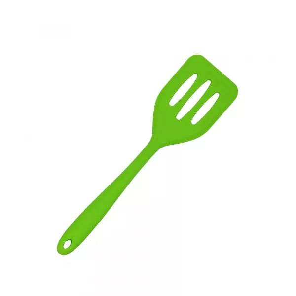 Küchenhelfer Silikon Schlitzwender mini 21 cm grün