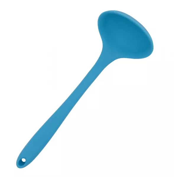 Küchenhelfer Silikon Schöpfer 28 cm blau